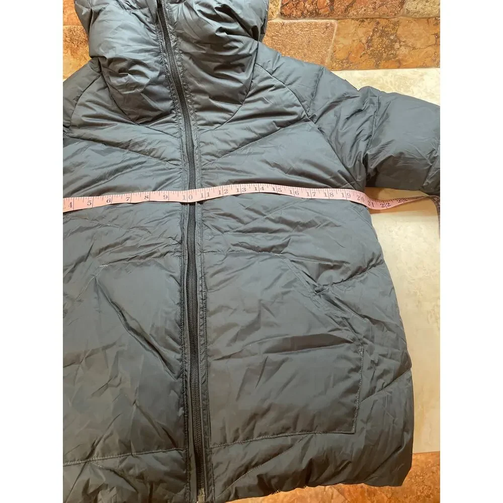 Finger In The Nose Girls Jacket 5XL 16Y Snowdance Down Reversible Ash Black Gold